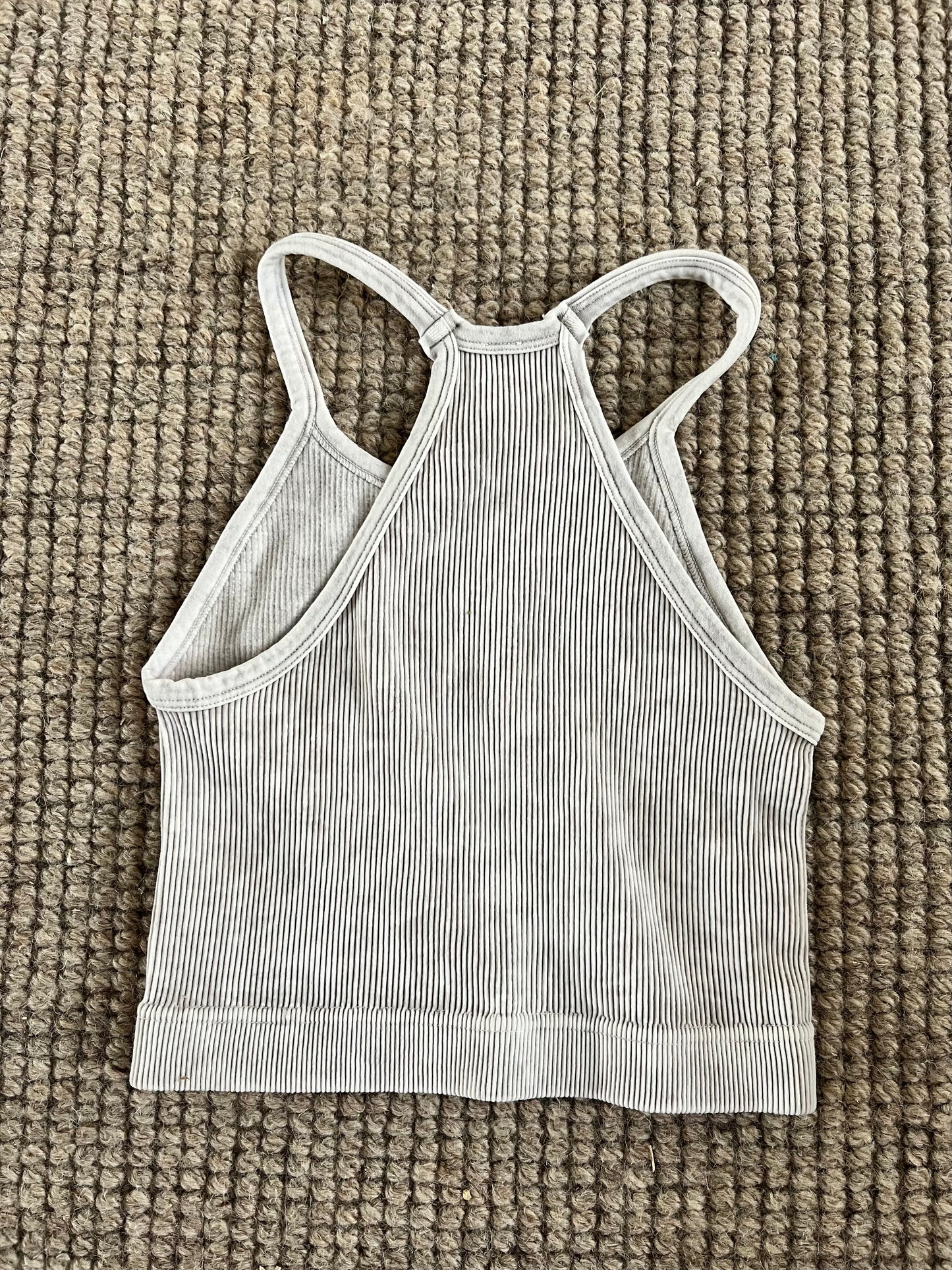 Chloe Seamless Cropped Cami Top | Bone