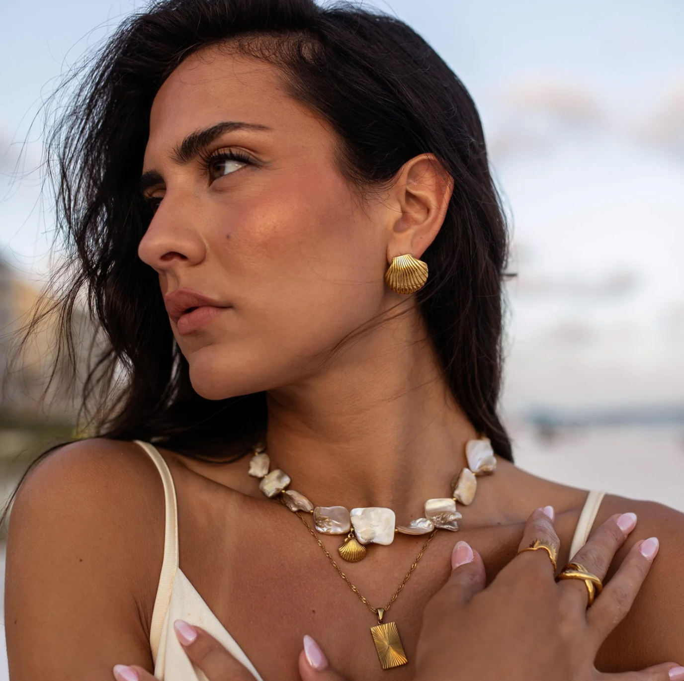 Calico Shell Necklace | ALCO