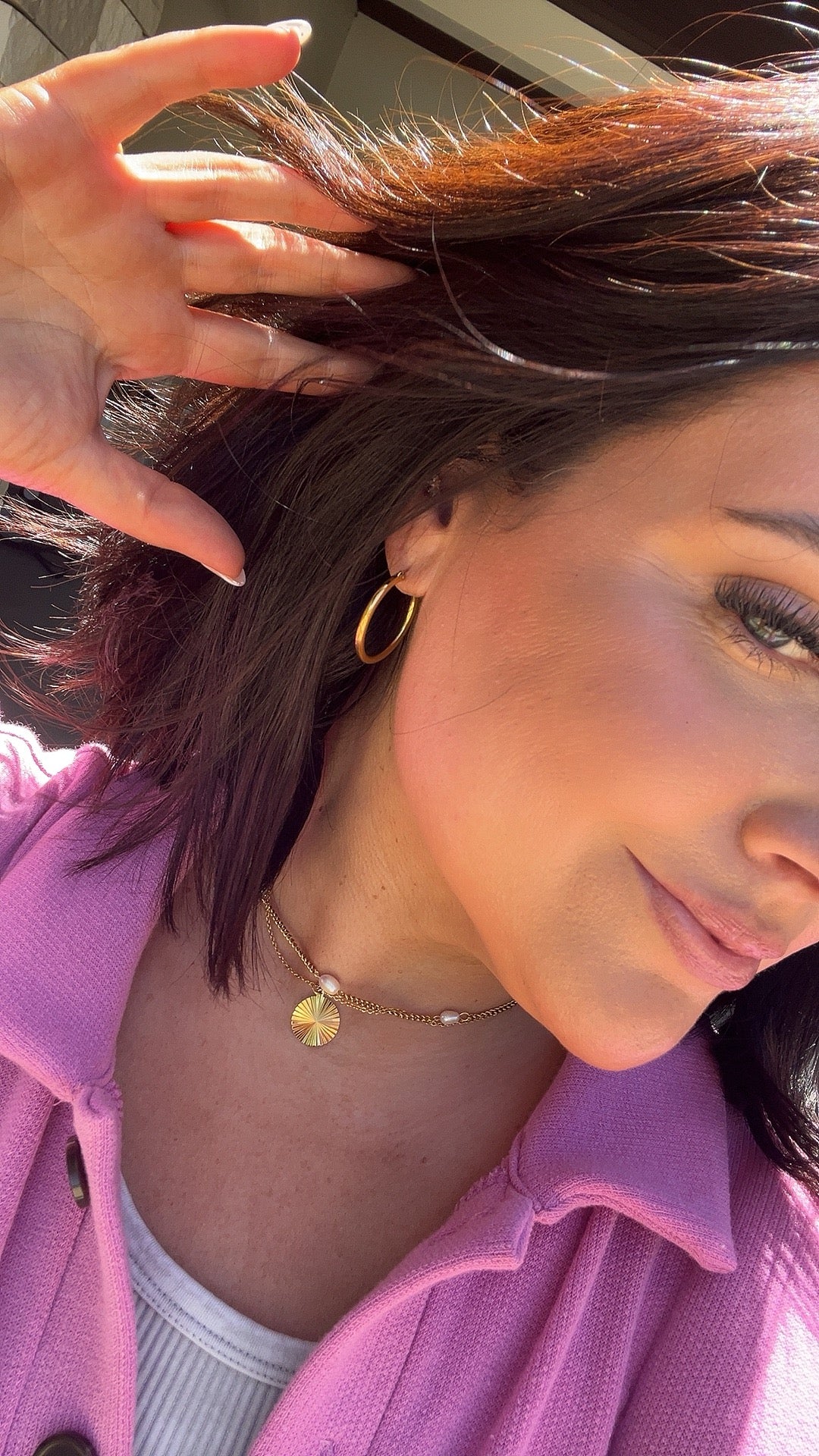 Staple Gold Hoops | ALCO
