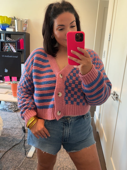 Seeing Stripes Sweater Cardigan