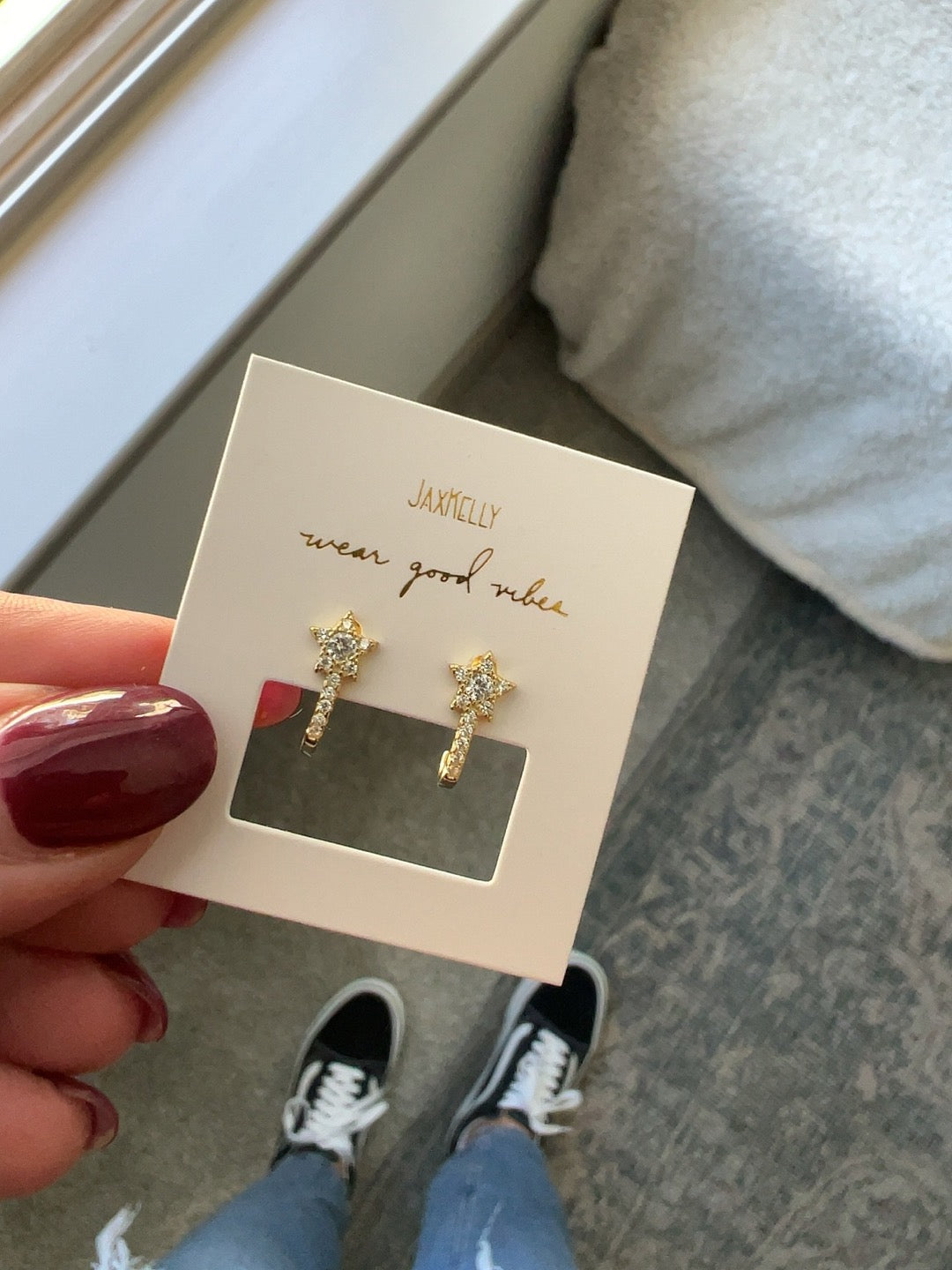 Pave Star Earring Set