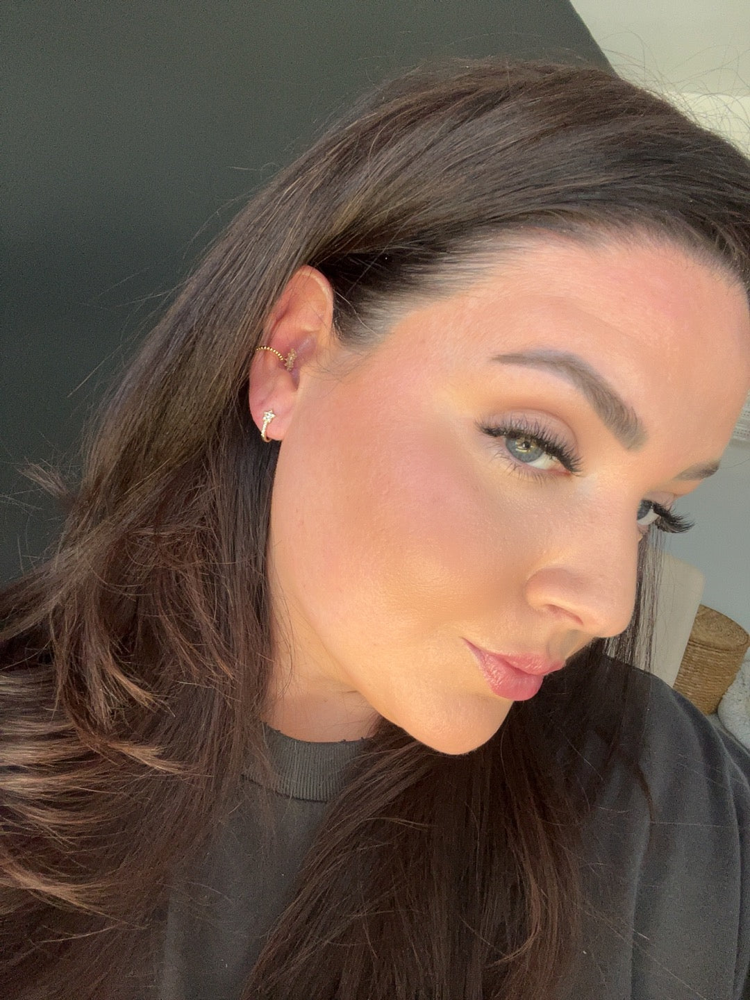 Pave Star Earring Set