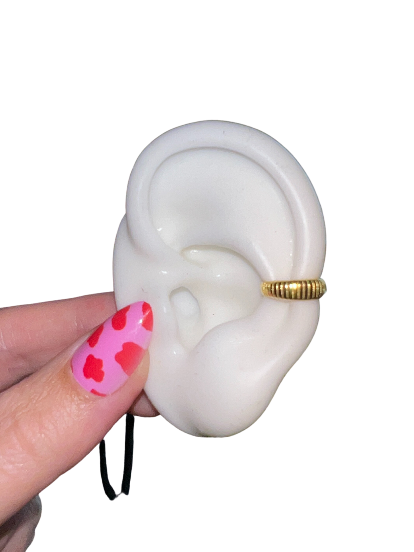 Ridged Ear Cuff | Gold