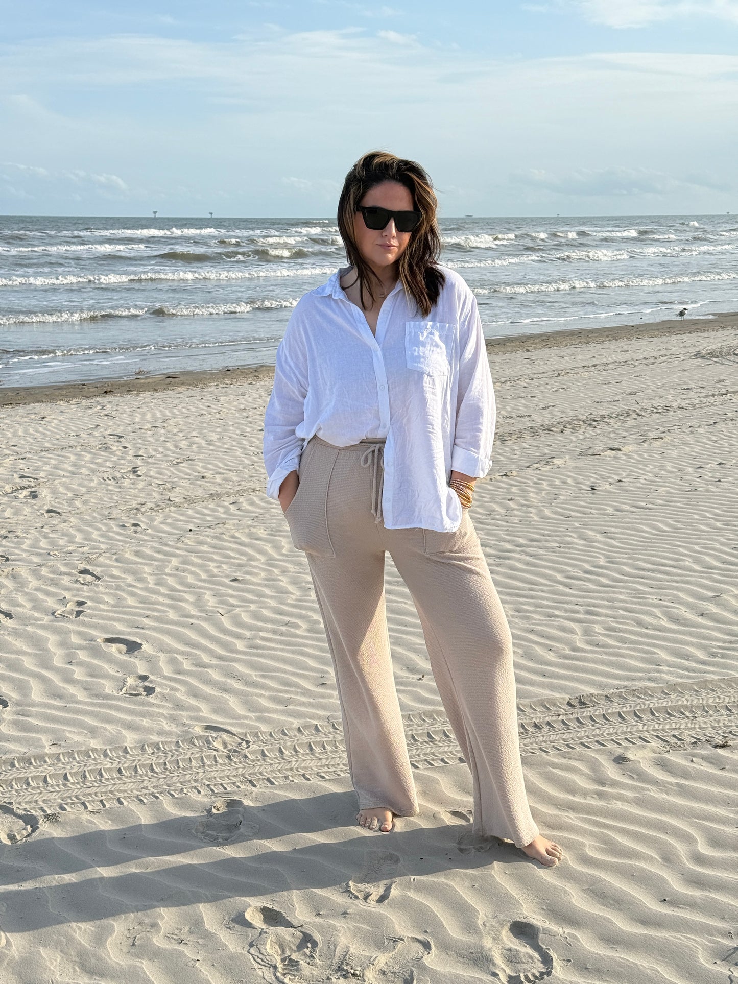 Beach Knit Drawstring Pants