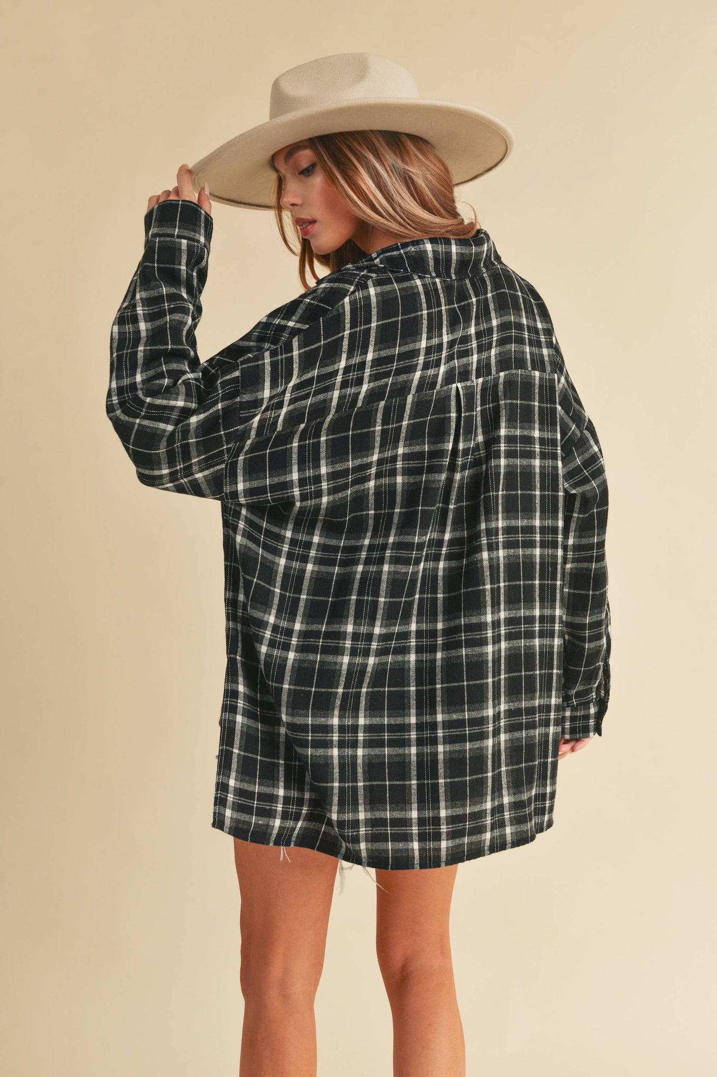 Rodeo Flannel Pullover | Black