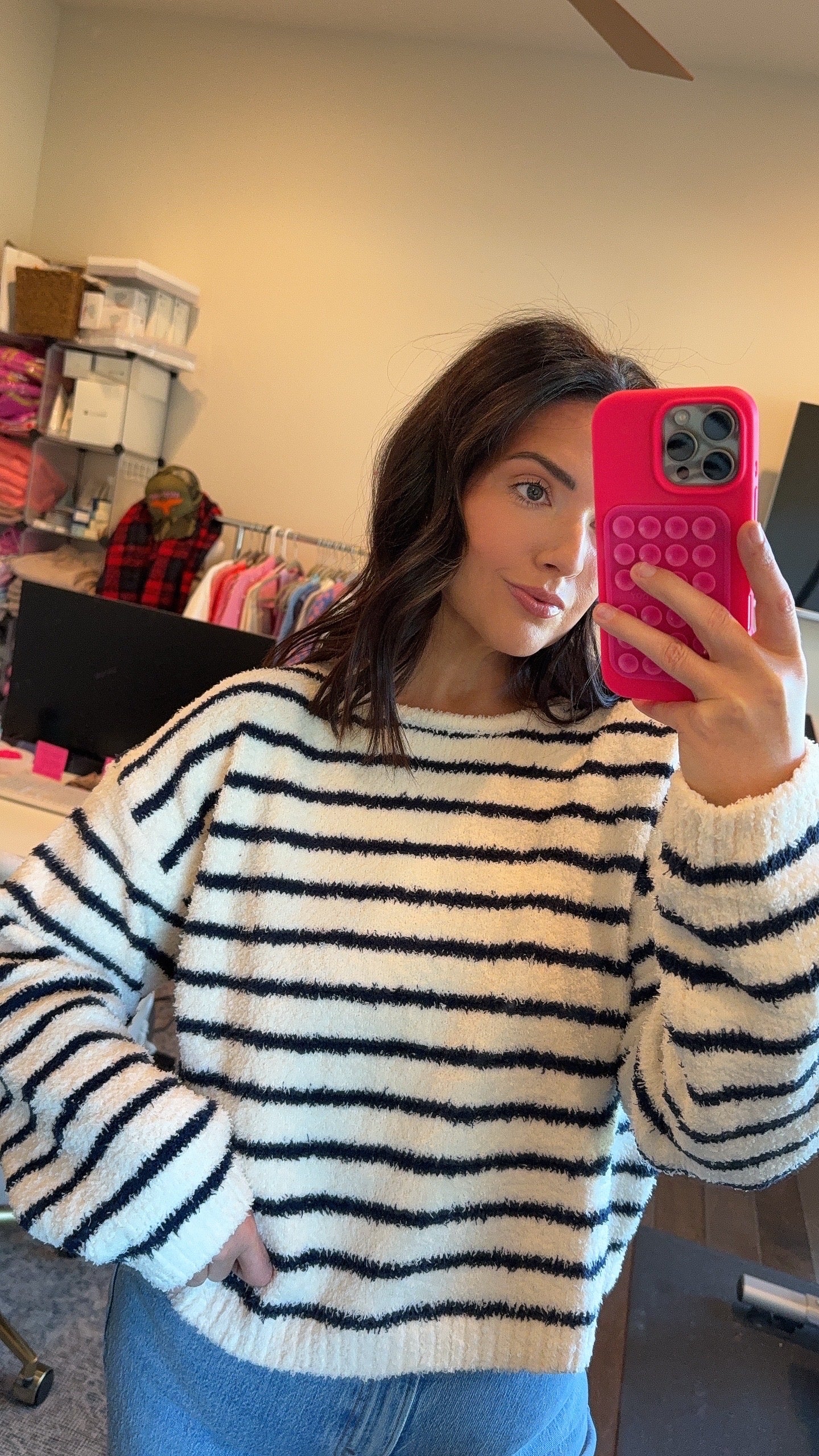 Nautical Stripe Sweater | Ivory & Navy