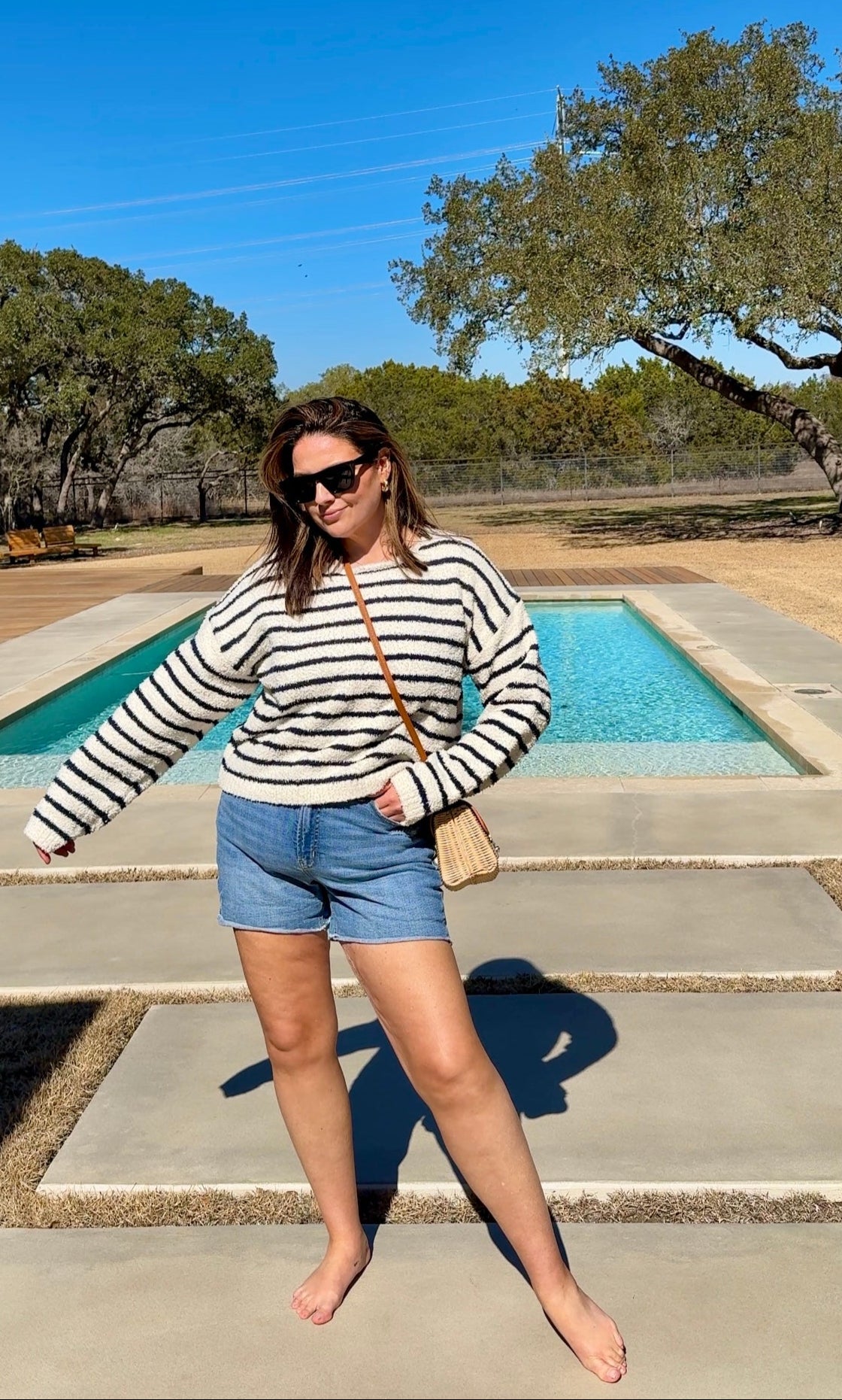 Nautical Stripe Sweater | Ivory & Navy