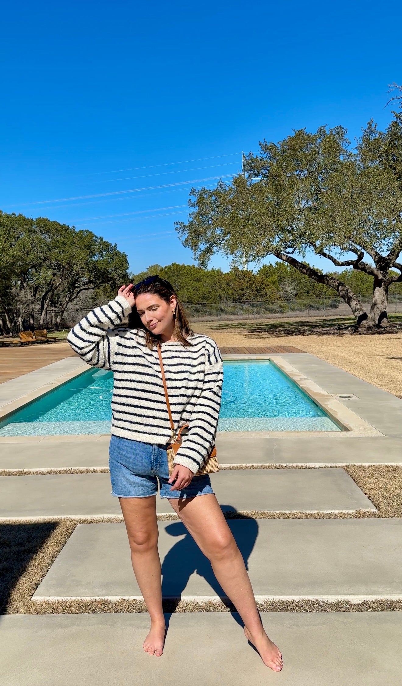 Nautical Stripe Sweater | Ivory & Navy