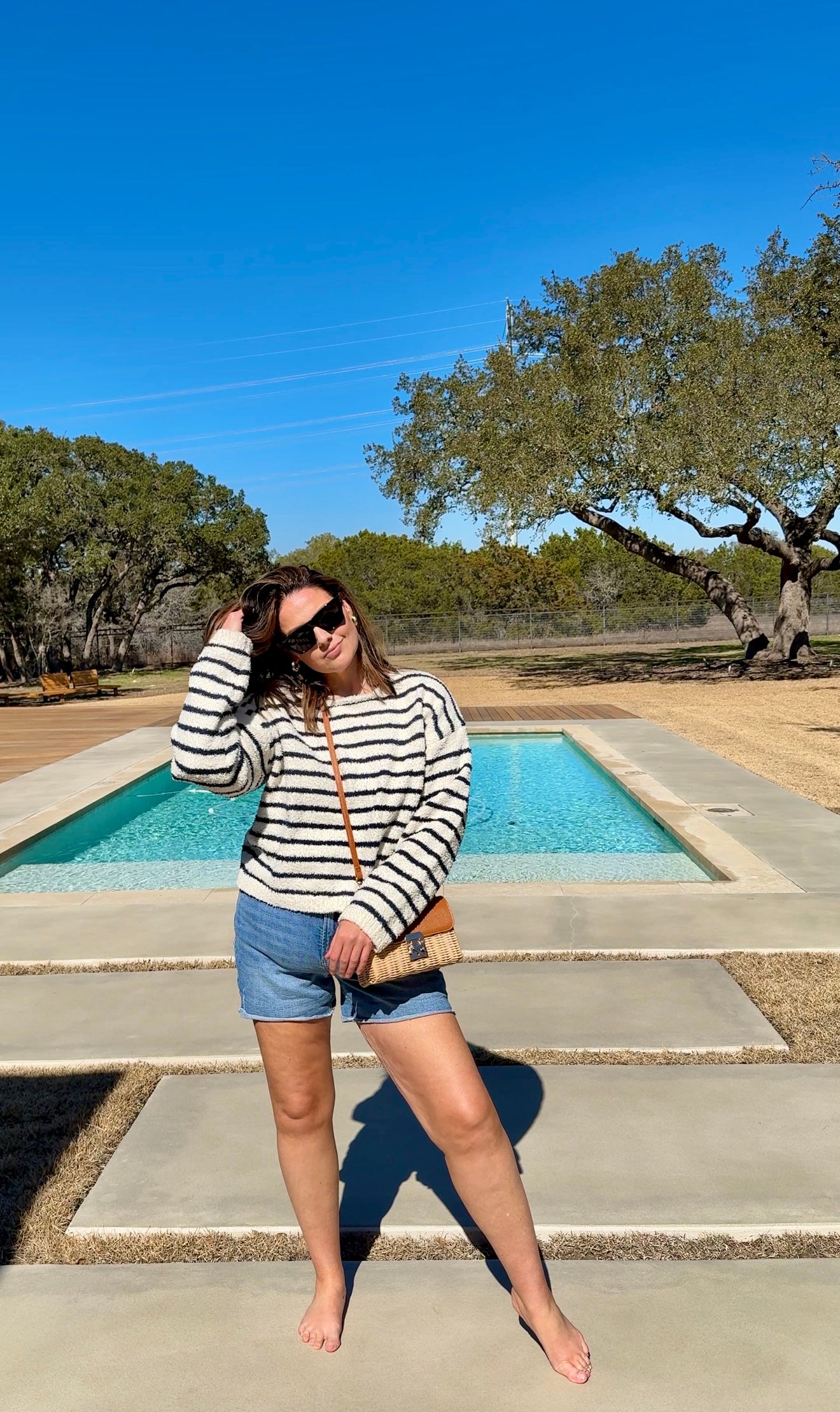Nautical Stripe Sweater | Ivory & Navy