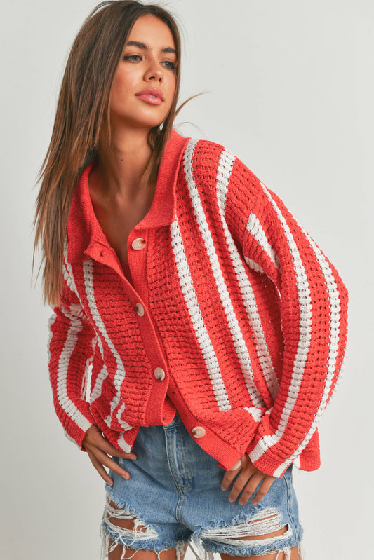 Lindey Knit Button Down