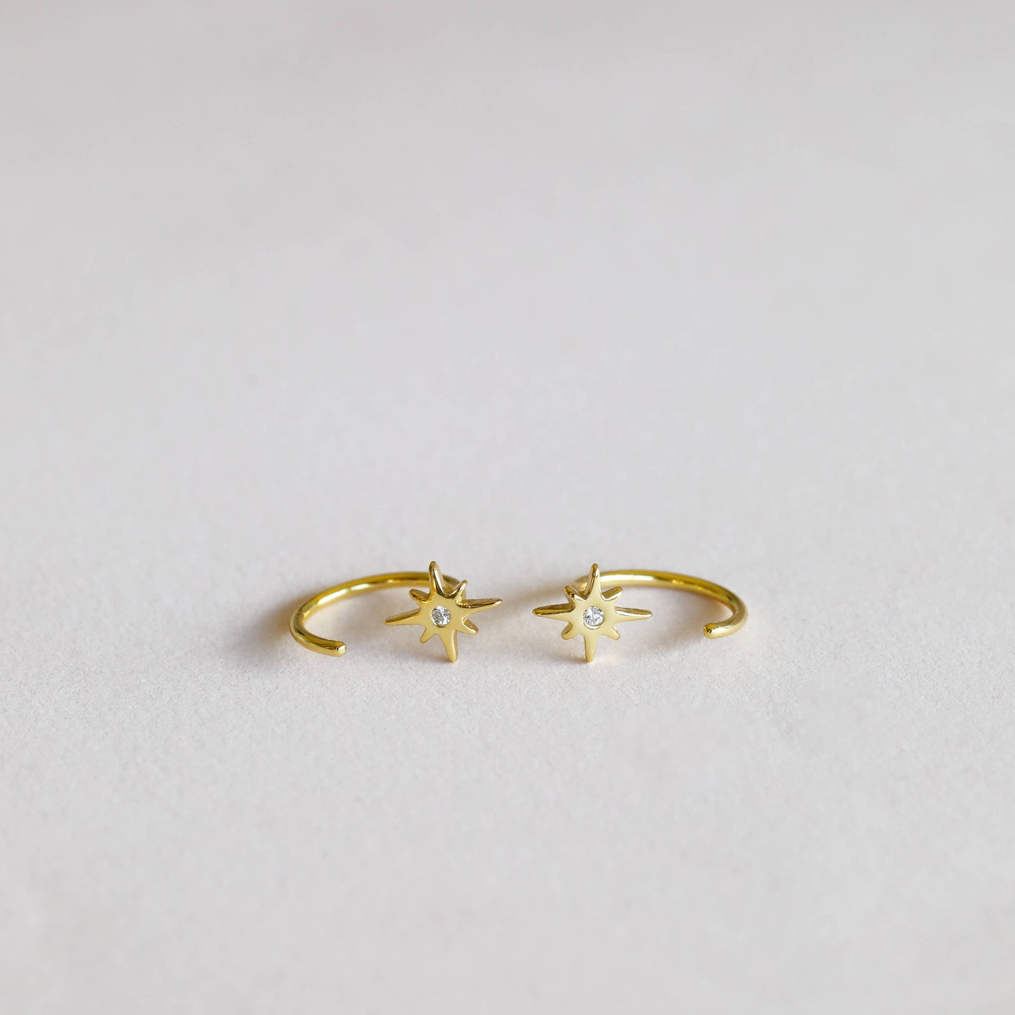 Icon Huggies Earrings-Star