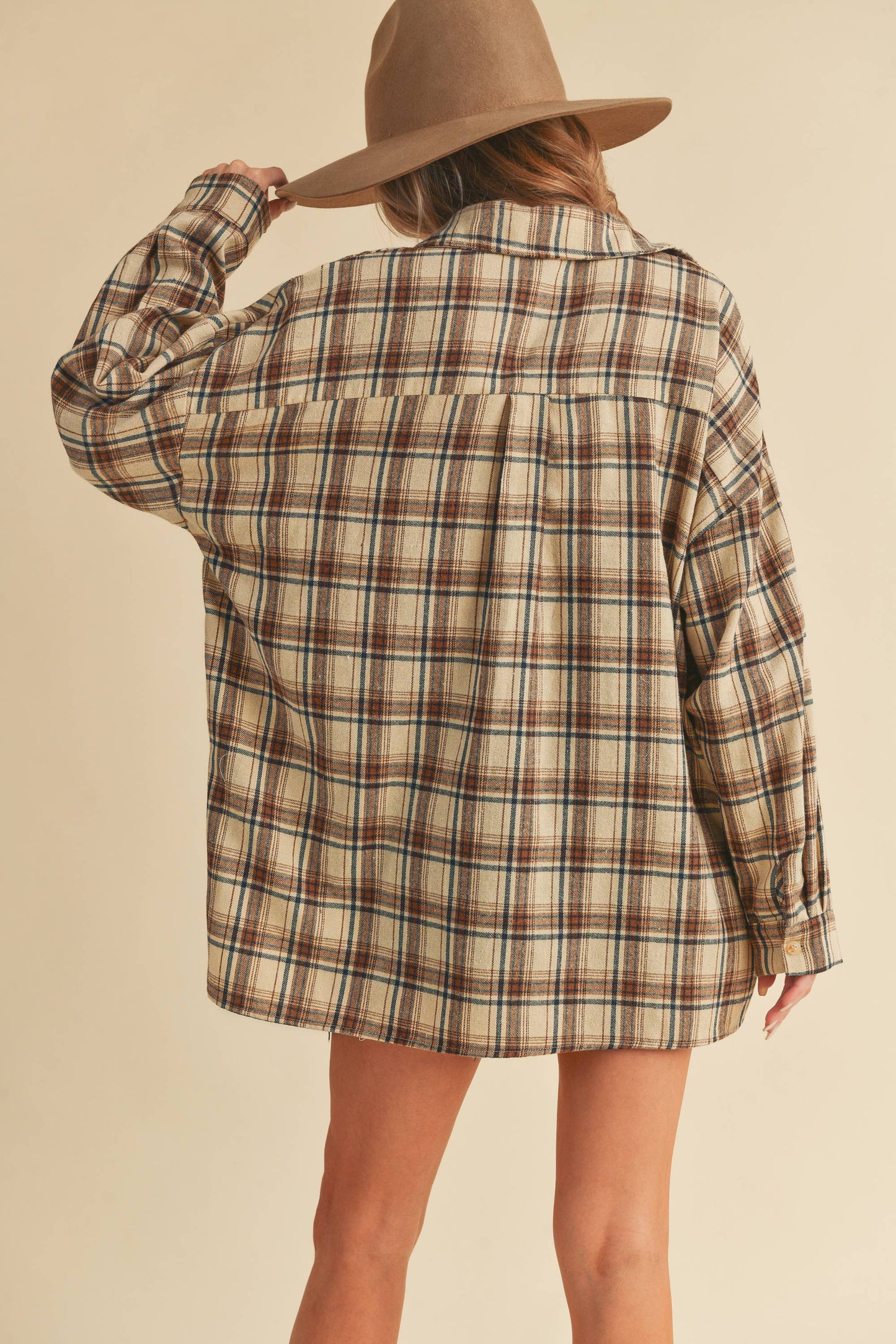 Rodeo Flannel Pullover | Oat