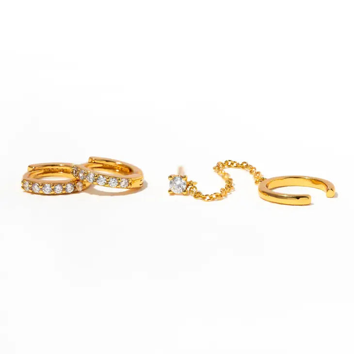 Bougie Cowgirl Earring Set | Gold