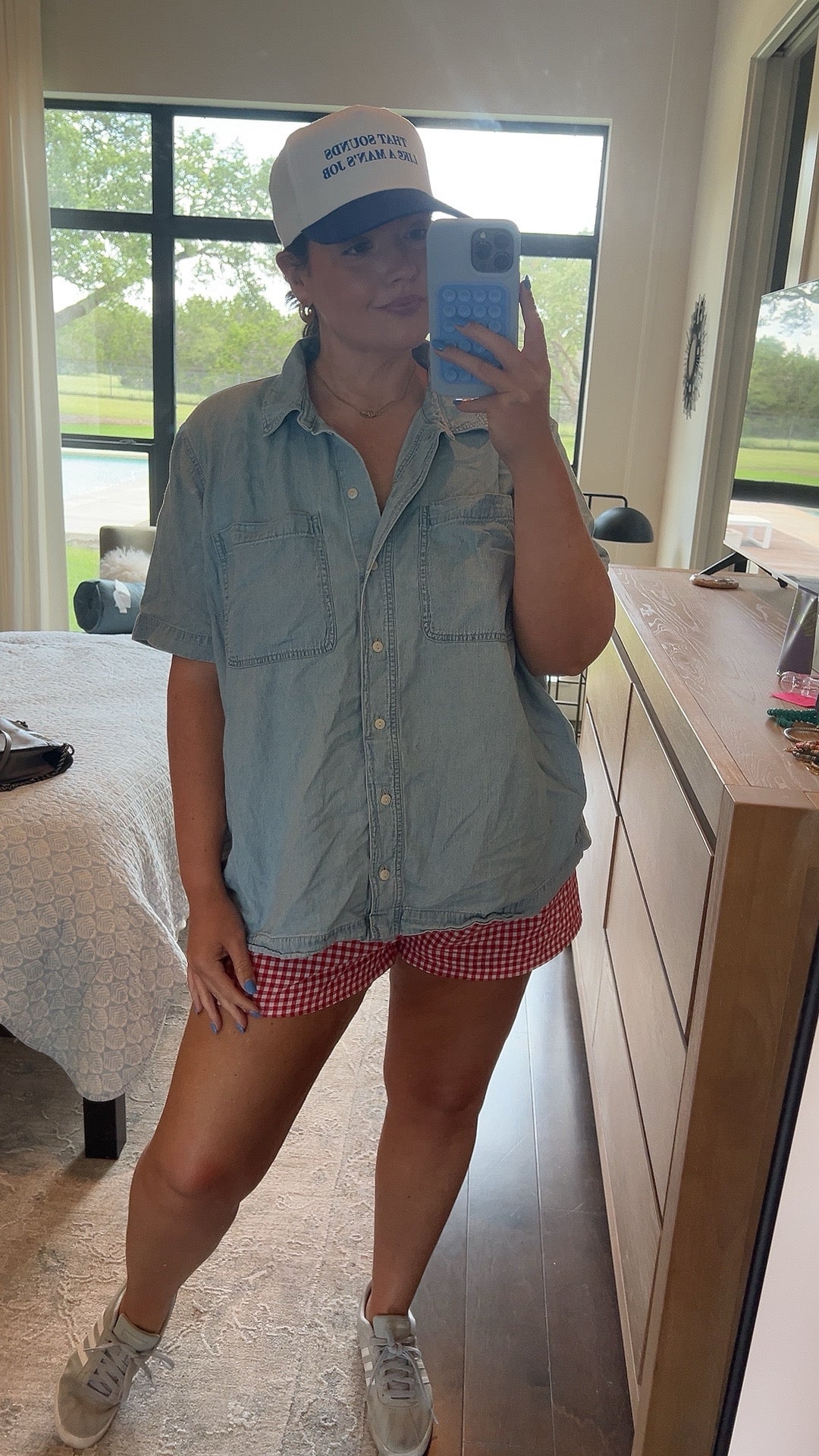 Tarin's Closet --Madewell Short Sleeve Button Down | Denim