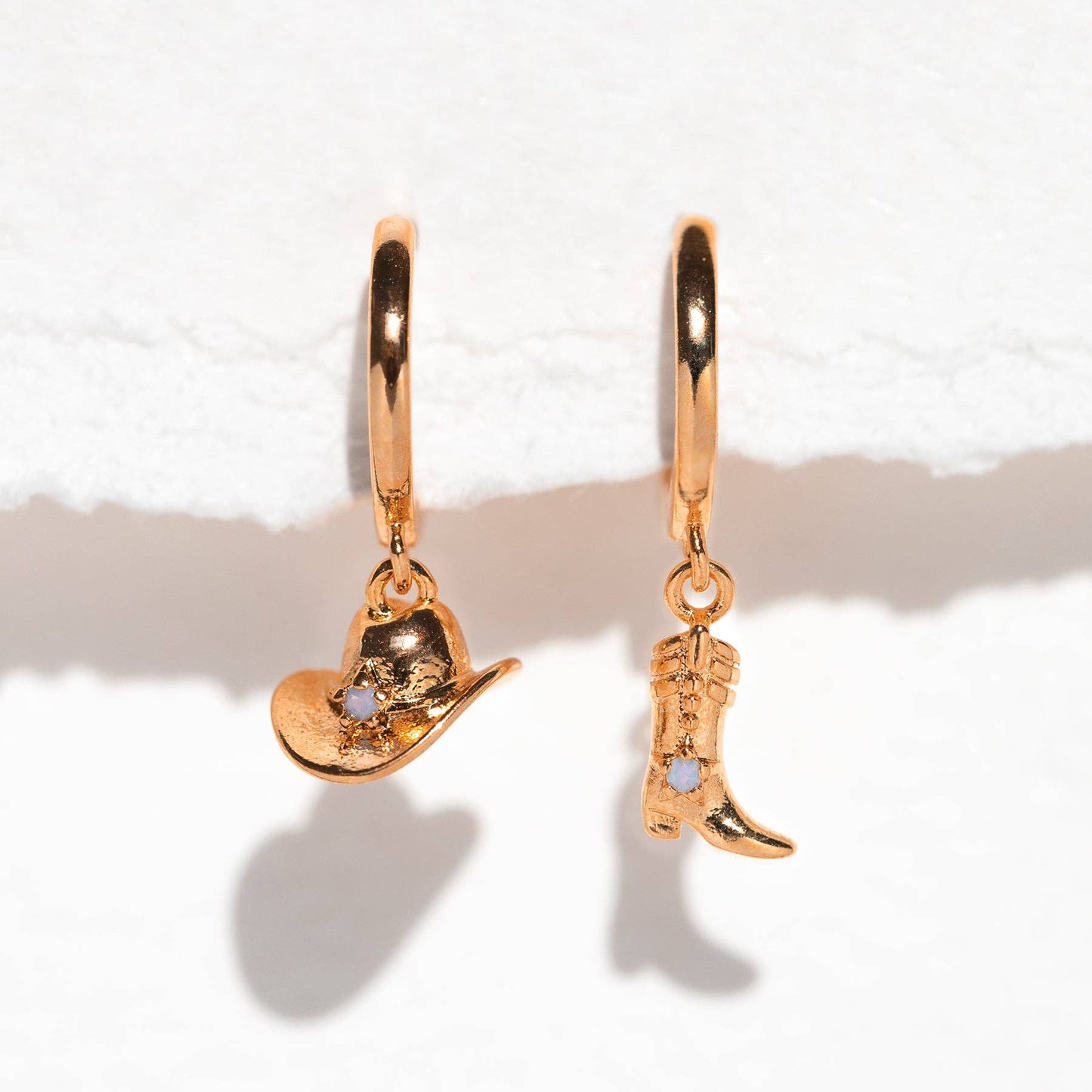 Wild West Dangle Earrings | Rose Gold